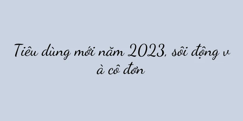 Tiêu dùng mới năm 2023, sôi động và cô đơn