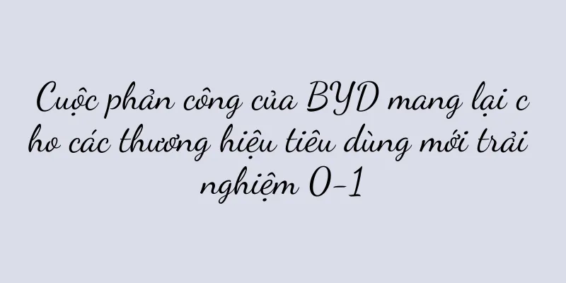 Cuộc phản công của BYD mang lại cho các thương hiệu tiêu dùng mới trải nghiệm 0-1