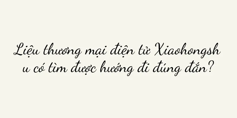 Liệu thương mại điện tử Xiaohongshu có tìm được hướng đi đúng đắn?