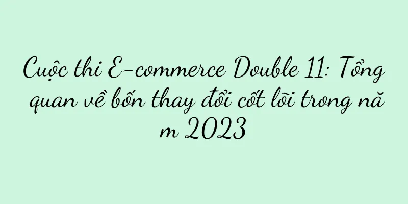 Cuộc thi E-commerce Double 11: Tổng quan về bốn thay đổi cốt lõi trong năm 2023