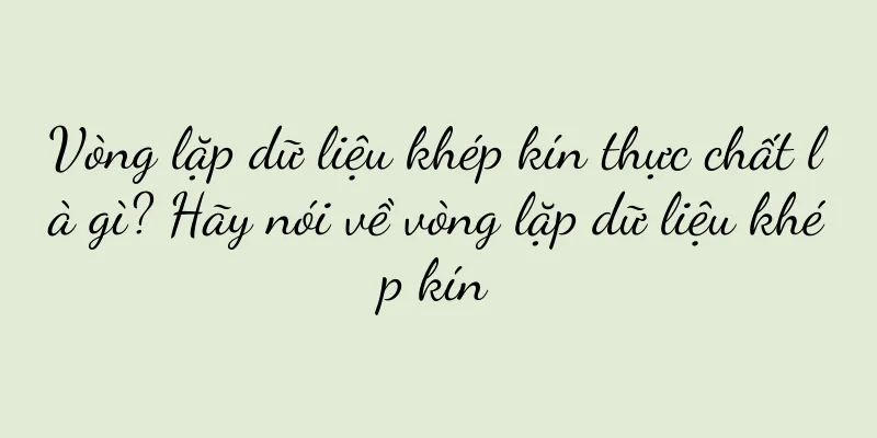 Vòng lặp dữ liệu khép kín thực chất là gì? Hãy nói về vòng lặp dữ liệu khép kín