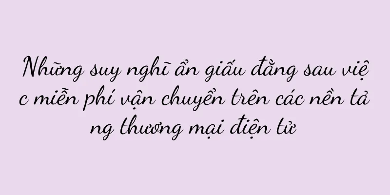 Những suy nghĩ ẩn giấu đằng sau việc miễn phí vận chuyển trên các nền tảng thương mại điện tử
