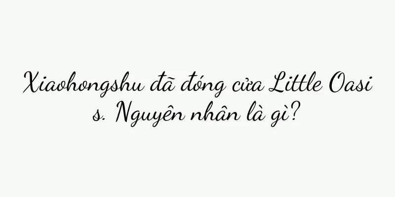 Xiaohongshu đã đóng cửa Little Oasis. Nguyên nhân là gì?