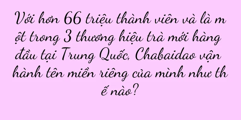 Với hơn 66 triệu thành viên và là một trong 3 thương hiệu trà mới hàng đầu tại Trung Quốc, Chabaidao vận hành tên miền riêng của mình như thế nào?