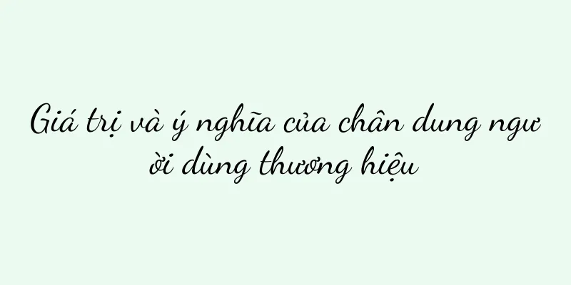 Giá trị và ý nghĩa của chân dung người dùng thương hiệu