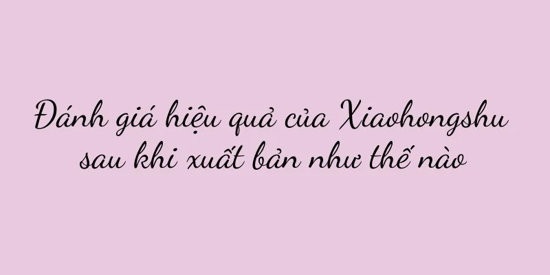 Đánh giá hiệu quả của Xiaohongshu sau khi xuất bản như thế nào