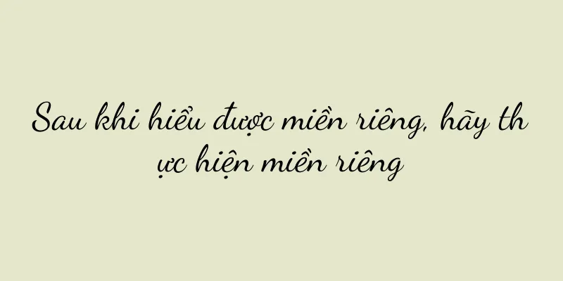 Sau khi hiểu được miền riêng, hãy thực hiện miền riêng