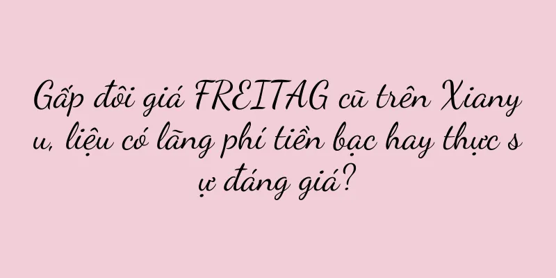 Gấp đôi giá FREITAG cũ trên Xianyu, liệu có lãng phí tiền bạc hay thực sự đáng giá?
