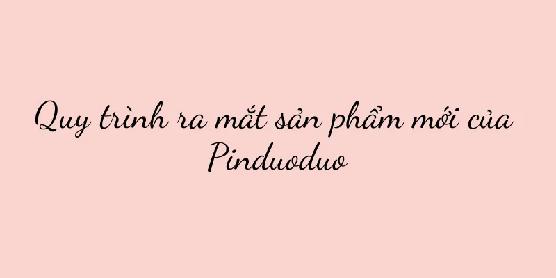 Quy trình ra mắt sản phẩm mới của Pinduoduo