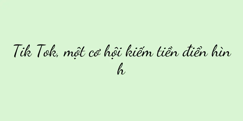 Tik Tok, một cơ hội kiếm tiền điển hình