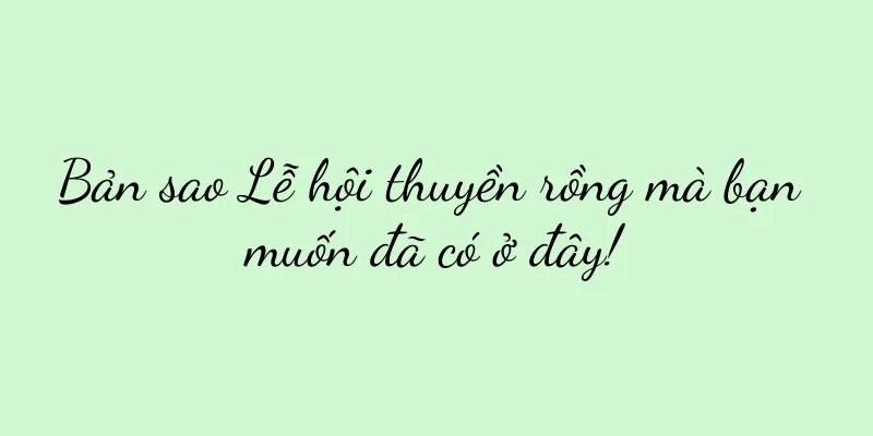 Bản sao Lễ hội thuyền rồng mà bạn muốn đã có ở đây!
