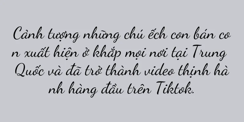 Cảnh tượng những chú ếch con bán con xuất hiện ở khắp mọi nơi tại Trung Quốc và đã trở thành video thịnh hành hàng đầu trên Tiktok.