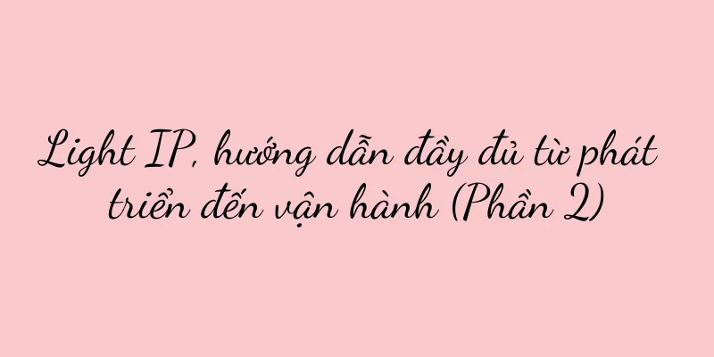 Light IP, hướng dẫn đầy đủ từ phát triển đến vận hành (Phần 2)