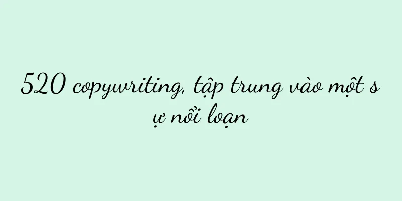520 copywriting, tập trung vào một sự nổi loạn