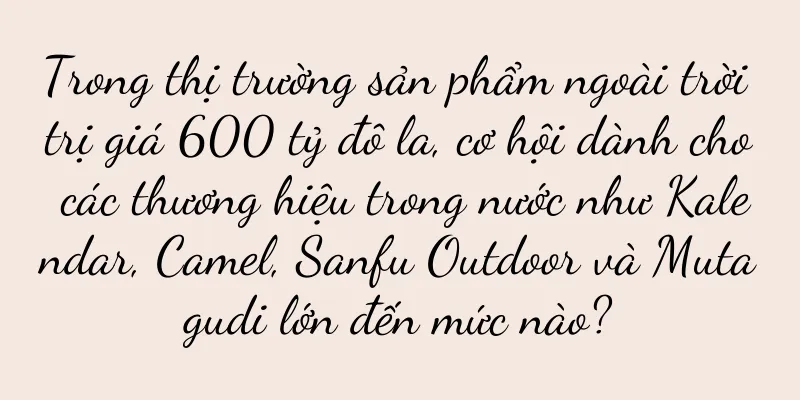 Trong thị trường sản phẩm ngoài trời trị giá 600 tỷ đô la, cơ hội dành cho các thương hiệu trong nước như Kalendar, Camel, Sanfu Outdoor và Mutagudi lớn đến mức nào?