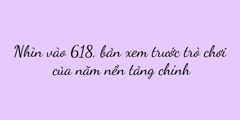Nhìn vào 618, bản xem trước trò chơi của năm nền tảng chính