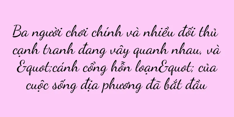 Ba người chơi chính và nhiều đối thủ cạnh tranh đang vây quanh nhau, và "cánh cổng hỗn loạn" của cuộc sống địa phương đã bắt đầu