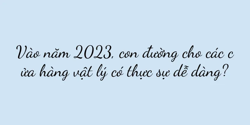 Vào năm 2023, con đường cho các cửa hàng vật lý có thực sự dễ dàng?