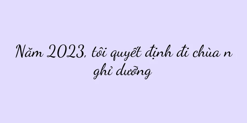 Năm 2023, tôi quyết định đi chùa nghỉ dưỡng