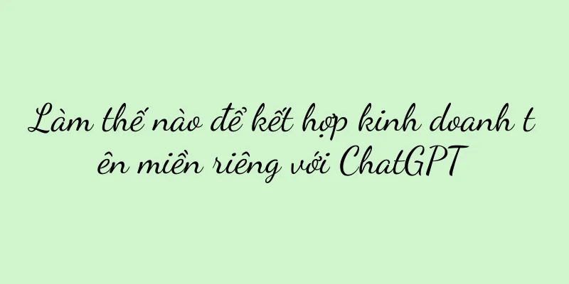 Làm thế nào để kết hợp kinh doanh tên miền riêng với ChatGPT