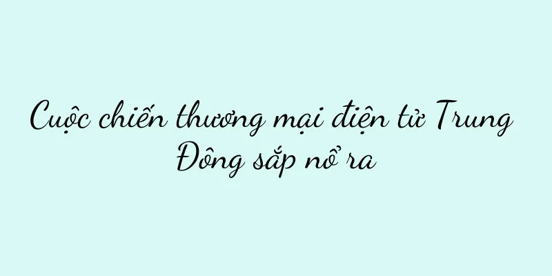 Cuộc chiến thương mại điện tử Trung Đông sắp nổ ra