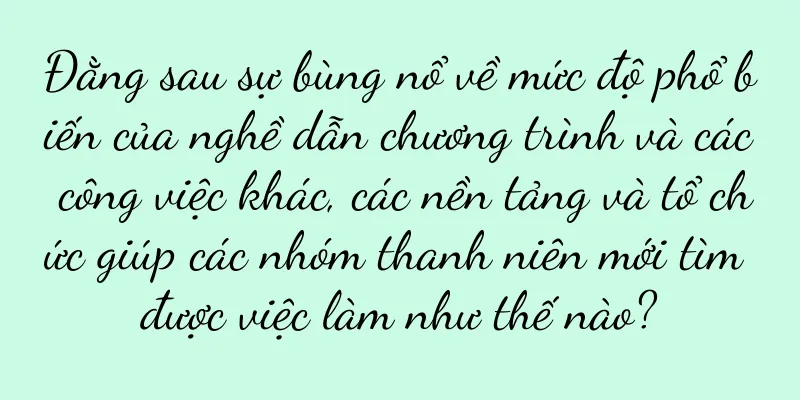 Đằng sau sự bùng nổ về mức độ phổ biến của nghề dẫn chương trình và các công việc khác, các nền tảng và tổ chức giúp các nhóm thanh niên mới tìm được việc làm như thế nào?