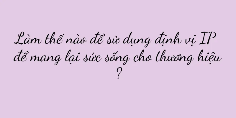 Làm thế nào để sử dụng định vị IP để mang lại sức sống cho thương hiệu?