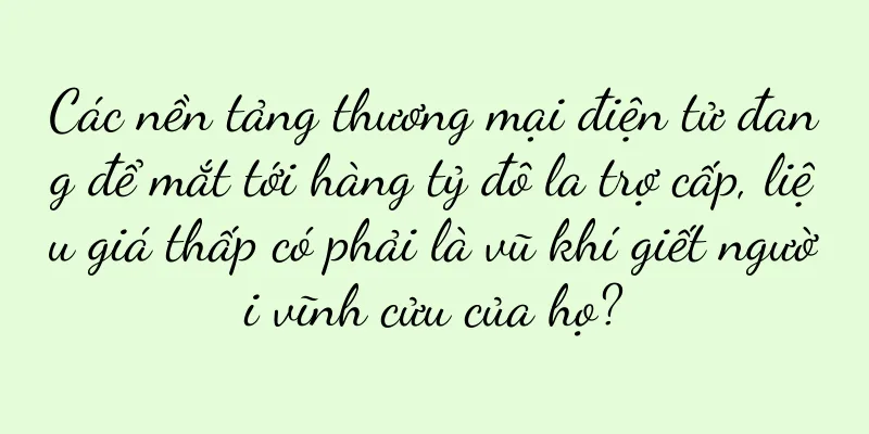 Các nền tảng thương mại điện tử đang để mắt tới hàng tỷ đô la trợ cấp, liệu giá thấp có phải là vũ khí giết người vĩnh cửu của họ?