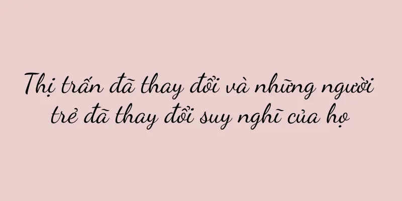 Thị trấn đã thay đổi và những người trẻ đã thay đổi suy nghĩ của họ