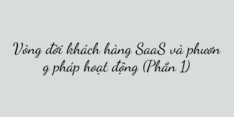 Vòng đời khách hàng SaaS và phương pháp hoạt động (Phần 1)