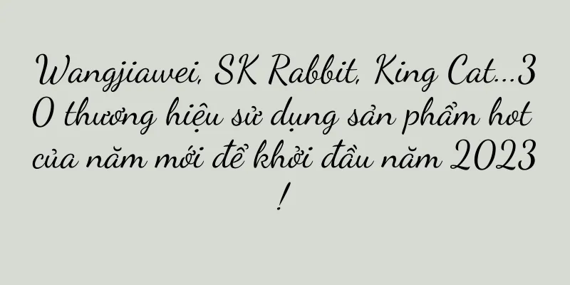 Wangjiawei, SK Rabbit, King Cat...30 thương hiệu sử dụng sản phẩm hot của năm mới để khởi đầu năm 2023!