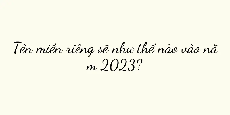 Tên miền riêng sẽ như thế nào vào năm 2023?