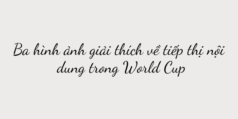 Ba hình ảnh giải thích về tiếp thị nội dung trong World Cup