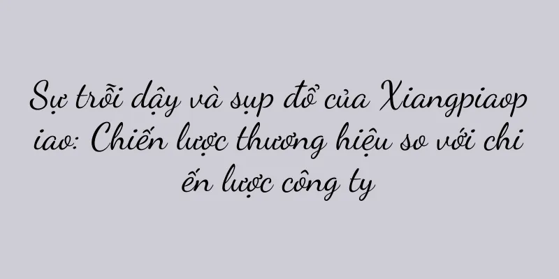 Sự trỗi dậy và sụp đổ của Xiangpiaopiao: Chiến lược thương hiệu so với chiến lược công ty