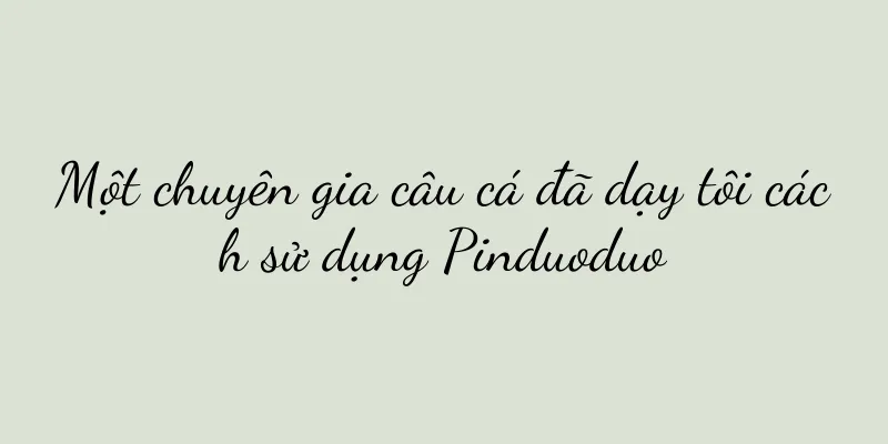 Một chuyên gia câu cá đã dạy tôi cách sử dụng Pinduoduo