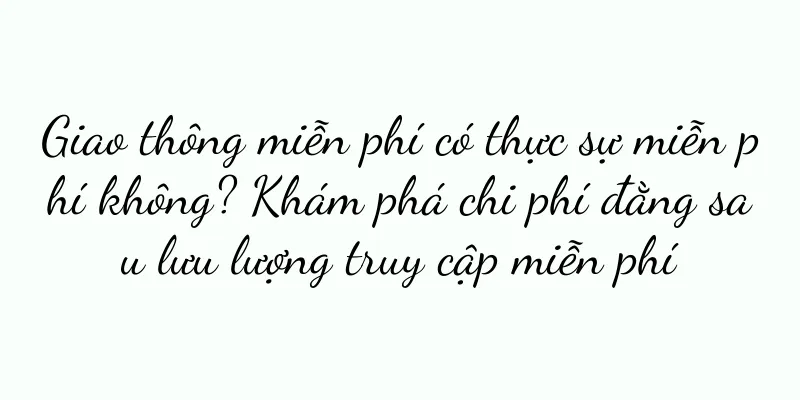 Giao thông miễn phí có thực sự miễn phí không? Khám phá chi phí đằng sau lưu lượng truy cập miễn phí